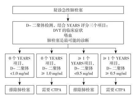 可疑肺栓塞诊断新策略——YEARS评分 - 知猫论文