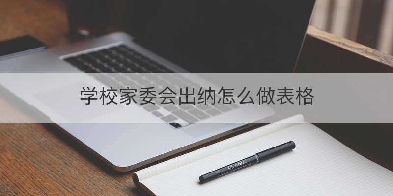 学校家委会出纳怎么做表格