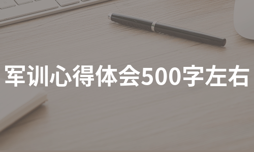 军训心得体会500字左右（汇编9篇）