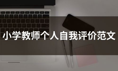 小学教师个人自我评价范文（通用10篇）